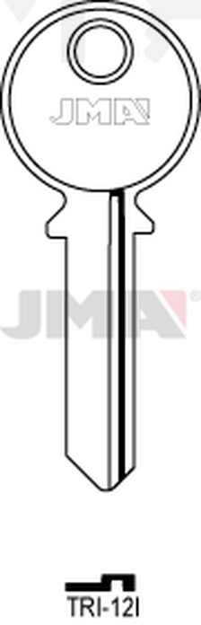 JMA TRI-12I Cilindričan ključ (Silca TL8R / Errebi TR8)
