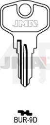 JMA BUR-9D Cilindričan ključ (SilcaBUR24R, BUR54R  / Errebi BG23R)