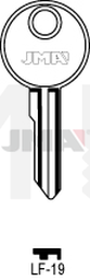 JMA LF-19 Cilindričan ključ (Silca LF29R / Errebi LF34R)