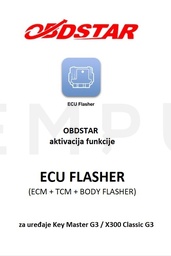 OBDSTAR aktivacija ECU FLASHER (ECM + TCM + BODY Flasher)