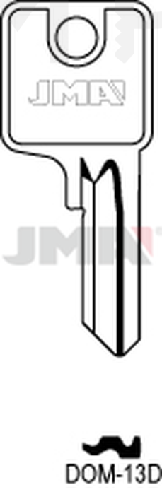 JMA DOM-13D Cilindričan ključ (Silca DM16 / Errebi DM23, DM13)