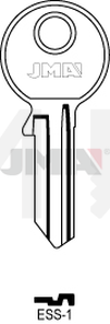 JMA ESS-1 Cilindričan ključ (Silca BAB4R / Errebi ESS5ML)