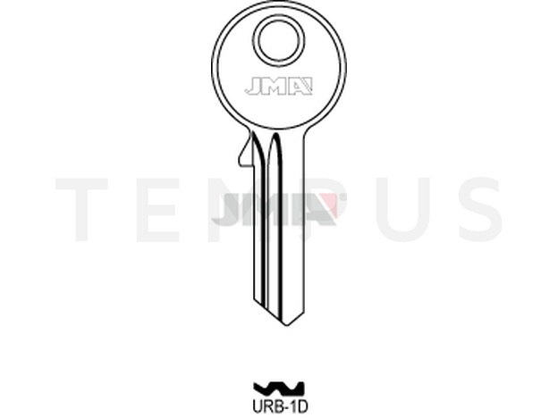 URB-1D Cilindričan ključ (Errebi URB5D) 14024
