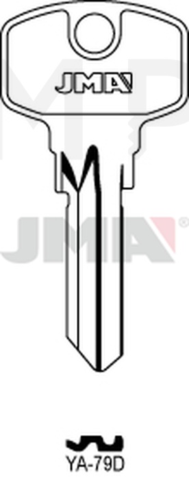 JMA YA-79D Cilindričan ključ (Silca YA89 / Errebi YI5DM)