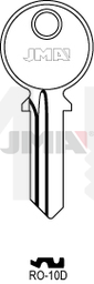 JMA RO-10D Cilindričan ključ (Silca ARL1, LH2, MX5, RO8 / Errebi R5D, LA50)