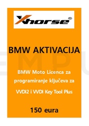 Xhorse BMW Moto Aktivacija – Programiranje BMW Moto Ključeva
