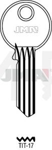 JMA TIT-17 Cilindričan ključ (Silca TN37R / Errebi TT16R)