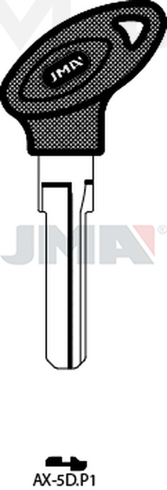 JMA AX-5D.P1 Specijalan ključ (Silca AX9CP / Errebi AX8P170)