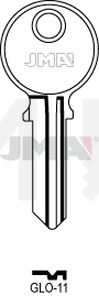 JMA GLO-11 Cilindričan ključ (Silca GL4 / Errebi GO4R)
