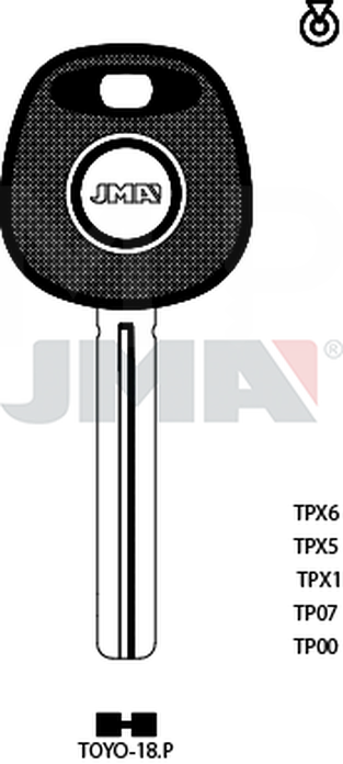 JMA TP00TOYO-18.P (Silca TOY40BT0 / Errebi T00TY48P)