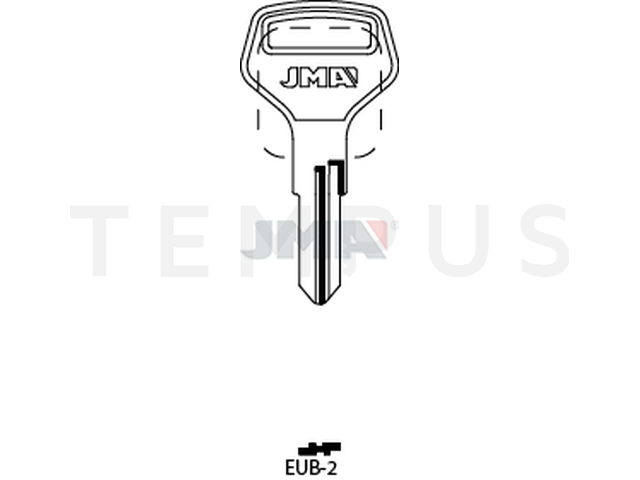 EUB-2 Cilindričan ključ (Silca MAR1 / Errebi BB6, EUB2) 14333