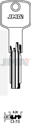 JMA CI-73 Specijalan ključ (Silca CS62 / Errebi C24L)