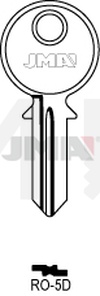 JMA RO-5D Cilindričan ključ (Silca RO33, RO10 / Errebi R5LR)