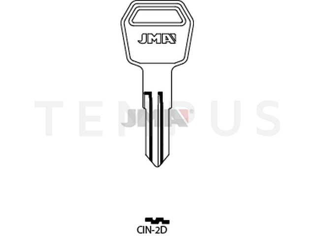 CIN-2D Cilindričan ključ (Silca RC6R / Errebi CN11R) 12744