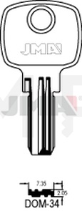 JMA DOM-34 Specijalan ključ (Silca DM58 / Errebi DM77)