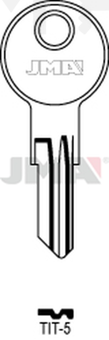 JMA TIT-5 Cilindričan ključ (Silca TN6R / Errebi TT3R)