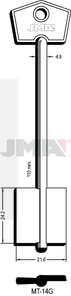 JMA MT-14G Kasa ključ (Silca MTLF / Errebi 2MO16)