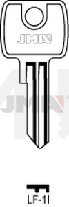 JMA LF-1I Cilindričan ključ (Silca LF6R / Errebi LF11R, LF14R)
