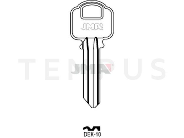 DEK-10 Cilindričan ključ (Errebi DKB6S)