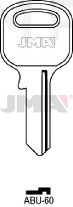 JMA ABU-60 Cilindričan ključ (Silca AB17 / Errebi AU11D)