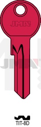 JMA TIT-8D ROJO Cilindričan ključ (Silca TN16X / Errebi SAT1)