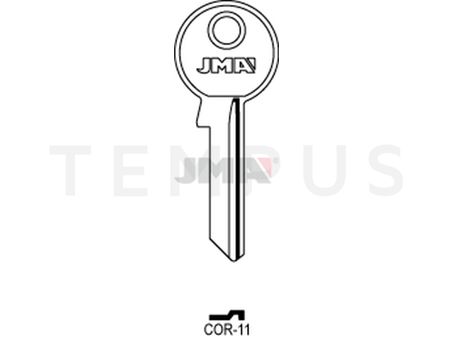 COR-11 Cilindričan ključ (Errebi CO56R) 12754