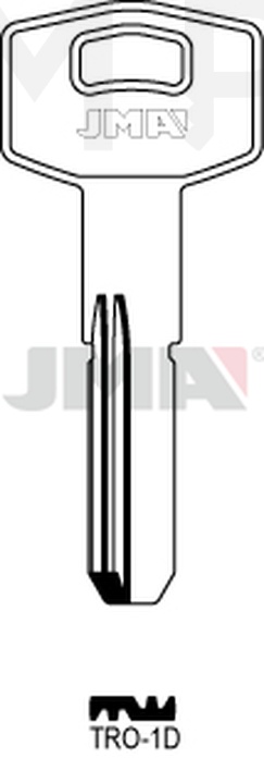 JMA TRO-1D Specijalan ključ (Silca TAR16 / Errebi T8R)
