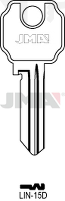 JMA LIN-15D Cilindričan ključ (Silca LC11 / Errebi LI8)
