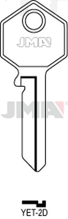 JMA YET-2D Cilindričan ključ (Silca YT6R / Errebi YE14R)