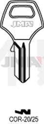 JMA COR-20-25 Cilindričan ključ (Silca CB9 / Errebi CO3PD)