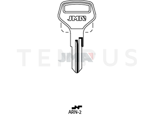ARN-2 Cilindričan ključ (Silca ART1 / Errebi ARM2) 14855