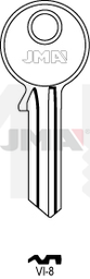 JMA VI-8 Cilindričan ključ (Silca VI3R / Errebi VS5R)