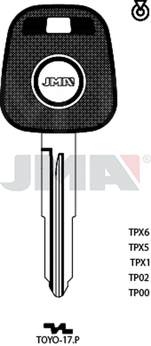 JMA TP00TOYO-17.P (Silca TOY46RT0 / Errebi T00TY44RP)