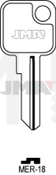 JMA MER-18 Cilindričan ključ (Silca MER23 / Errebi MR27R)