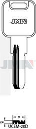 JMA UCEM-20D Specijalan ključ (Silca UC10R / Errebi TT25R)