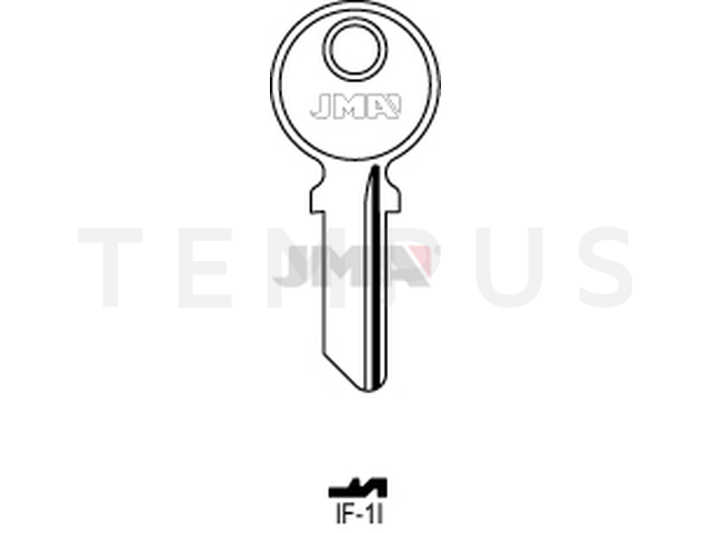 IF-1I Cilindričan ključ (Silca IF6 / Errebi IF4) 13230