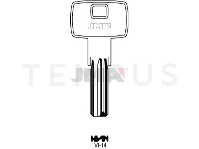 VI-14 Specijalan ključ (Silca VI19 / Errebi V15) 14045