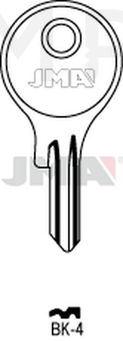 JMA BK-4 Cilindričan ključ (Silca BK4R / Errebi KS3XR)