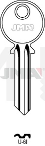 JMA U-6I Cilindričan ključ (Silca UL055 / Errebi U6S)