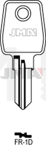 JMA FR-1D Cilindričan ključ (Silca FRT6R, FRT4R / Errebi FRT3R)