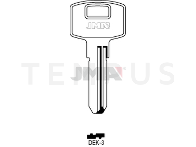 DEK-3 Specijalan ključ (Silca DK3 / Errebi DKB1) 12836