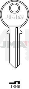 JMA TRI-8I Cilindričan ključ (Silca TL4R / Errebi TR2)
