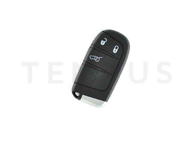 EL FIAT 08 - Fiat Chrysler Jeep Dodge keyless smart daljinac 3 tastera, aftermarket, Hitag AES PCF7961M - 433 MHz 19924