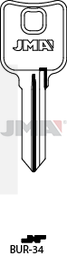 JMA BUR-34 Cilindričan ključ (Silca BUR38 / Errebi BG49)