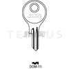 DOM-11I Cilindričan ključ (Silca DM10R / Errebi DM14R)