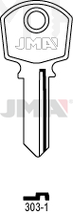 JMA 303-1 Cilindričan ključ