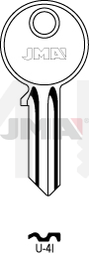 JMA U-4I Cilindričan ključ (Silca UL053 / Errebi U4S)