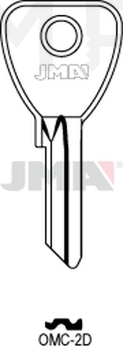 JMA OMC-2D Cilindričan ključ (Silca OC074 / Errebi O5PD)