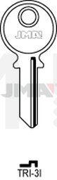JMA TRI-3I Cilindričan ključ (Silca TL9R / Errebi TR9)