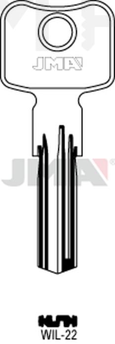 JMA WIL-22 Specijalan ključ (Silca WK95, WK70 / Errebi WI100)